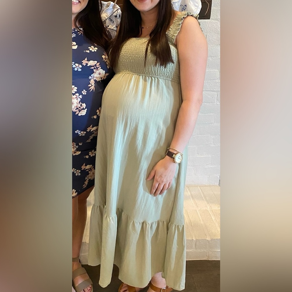 Pastel Green Maxi Dress